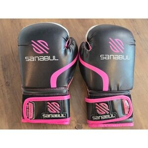 Sanabul Essential Gel Boxing Gloves 8oz Engineered Leather MMA Muay Thai NEW